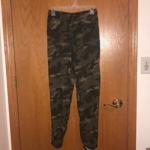 Francesca’s rewash camo joggers